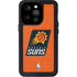 NBA Phoenix Suns Distressed iPhone 15 Pro Waterproof Case